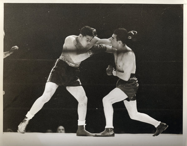 LOUIS, JOE-MAX SCHMELING I WIRE PHOTO (1936)