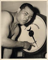 LOUIS, JOE TRAINING CAMP WIRE PHOTO (1948-TRAINING FOR WALCOTT)