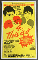 CHITALADA, SOT-RICHARD CLARKE SIGNED ON SITE POSTER (1990)