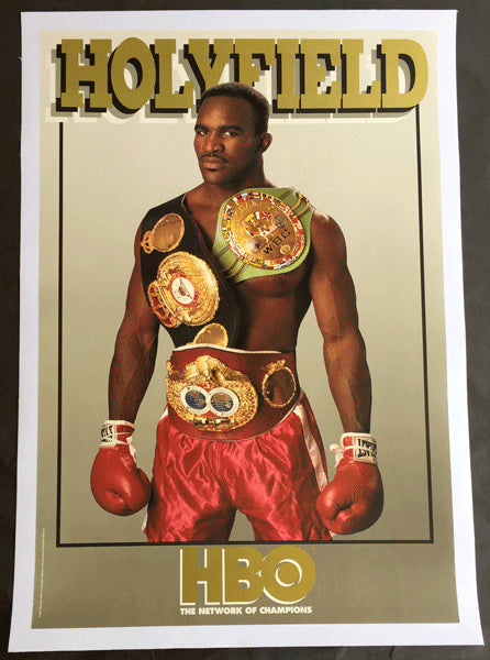 HOLYFIELD, EVANDER HBO PROMOTIONAL POSTER