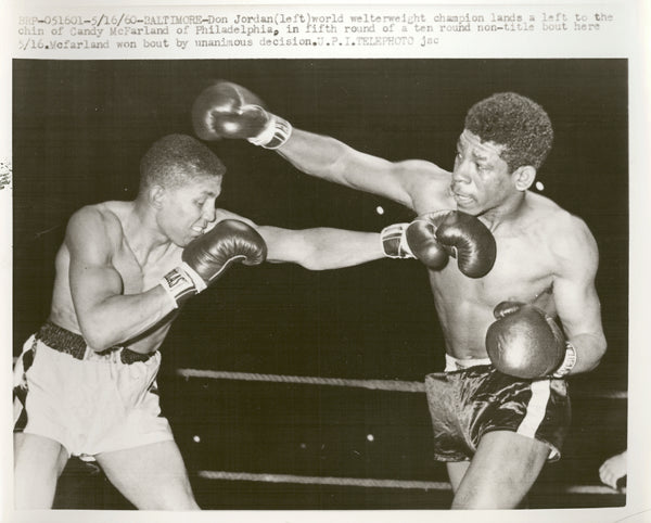 JORDAN, DON-CANDY MCFARLAND WIRE PHOTO (1960-5TH ROUND)