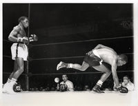 PARET, BENNY "KID"-CHARLEY SCOTT WIRE PHOTO (1960-5TH ROUND)