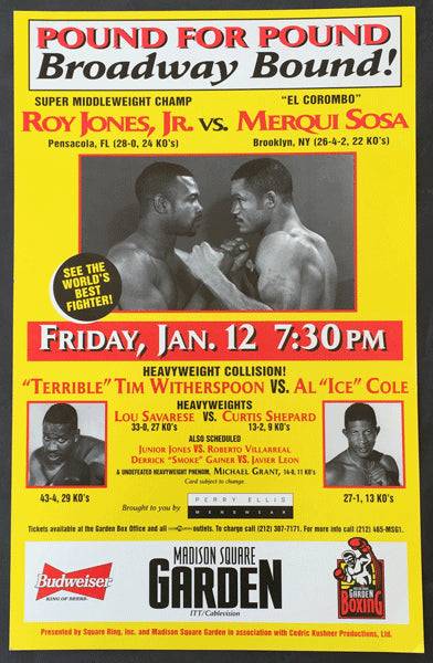 JONES, JR., ROY-MERQUI SOSA ON SITE POSTER (1996)