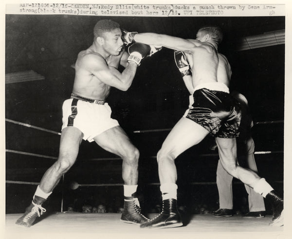 ARMSTRONG, GENE "ACE"-RUDY ELLIS WIRE PHOTO (1959)