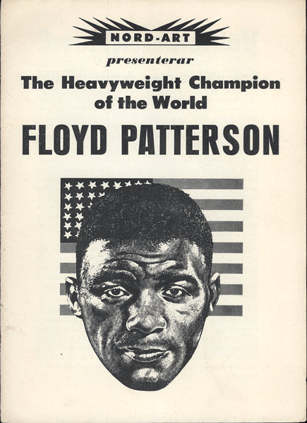 PATTERSON, FLOYD SWEDISH EXHIBITION PROGRAM (1960)