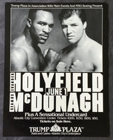 HOLYFIELD, EVANDER-SEAMUS MCDONAGH ON SITE POSTER (1990)