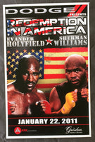 HOLYFIELD, EVANDER-SHERMAN LEWIS ON SITE POSTER (2011)