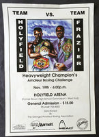 HOLYFIELD TEAM VS. FRAZIER TEAM AMATEUR BOXING POSTER