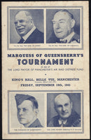 PATERSON, JACKIE-KID TANNER OFFICIAL PROGRAM (1941)
