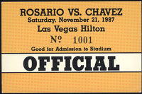 CHAVEZ, JULIO CESAR-EDWIN ROSARIO OFFICIAL'S CREDENTIAL (1987)