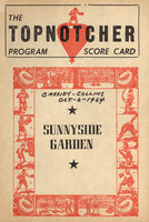 CASSIDY, BOBBY-BILLY COLLINS OFFICIAL PROGRAM (1964)
