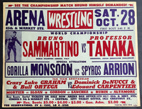 SAMMARTINO, BRUNO-PROFESSOR TANAKA ON SITE POSTER (1967)