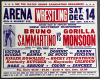 SAMMARTINO, BRUNO-GORILLA MONSOON ON SITE POSTER (1968)