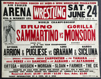 SAMMARTINO, BRUNO-GORILLA MONSOON ON SITE POSTER (1967)