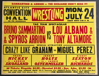 SAMMARTINO, BRUNO & SPYROS ARRION VS LOU ALBANO & TONY ALTAMORE (1967)