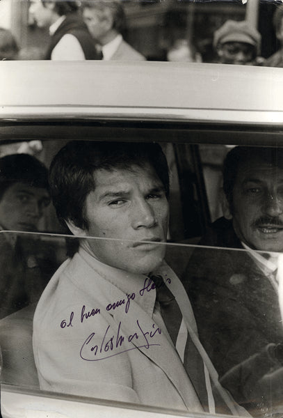 MONZON, CARLOS SIGNED PHOTO