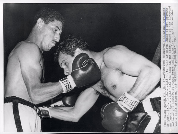 FERNANDEZ, FLORENTINO-RALPH DUPAS WIRE PHOTO (1960-1ST ROUND)