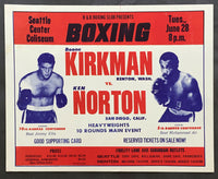 NORTON, KEN-BOONE KIRKMAN ON SITE POSTER (1974)