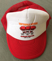 DURAN, ROBERTO-ROBBIE SIMS & HEARNS-MEDAL & MCGUIGAN-CRUZ SOUVENIR HAT (1986)