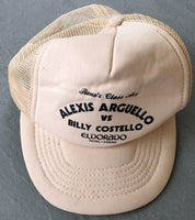 ARGUELLO, ALEXIS-BILLY COSTELLO SOUVENIR HAT (1986)