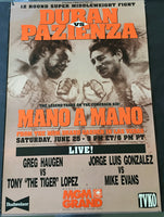 DURAN, ROBERTO-VINNY PAZIENZA I ON SITE POSTER (1994)