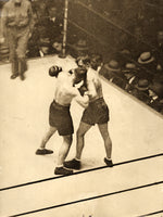 SHARKEY, JACK-TOM HEENEY WIRE PHOTO (1928)