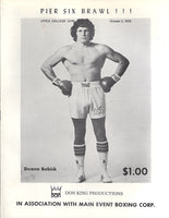 BOBICK, DUANE-CHUCK WEPNER OFFICIAL PROGRAM (1976)