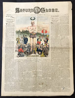FITZSIMMONS, ROBERT-JAMES J. CORBETT ORIGINAL FIGHT NEWSPAPER (1897)