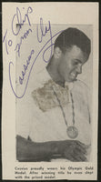 CLAY, CASSIUS INK SIGNATURE (EARLY 1960'S-JSA AUTHENTICATED)