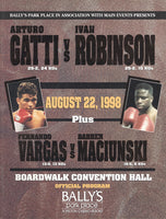 GATTI, ARTURO-IVAN ROBINSON I OFFICIAL PROGRAM(1998)