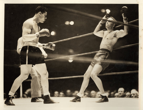 LOUIS, JOE-JOHN HENRY LEWIS WIRE PHOTO (1939-1ST ROUND)