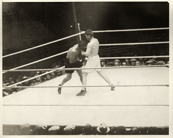 DEMPSEY, JACK-GENE TUNNEY WIRE PHOTO (1927)