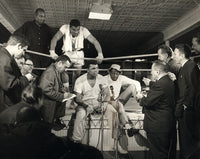 ALI, MUHAMMAD-SONNY LISTON II WIRE PHOTO (1965-WITH STEPIN FETCHIT)