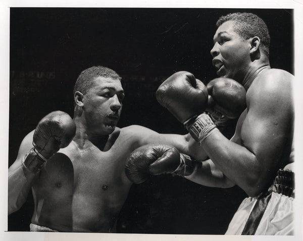 WALLACE, COLEY-BOB BAKER WIRE PHOTO (1954-7TH ROUND)