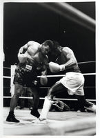 TYSON, MIKE-MITCH "BLOOD" GREEN ORIGINAL WIRE PHOTO (1986)