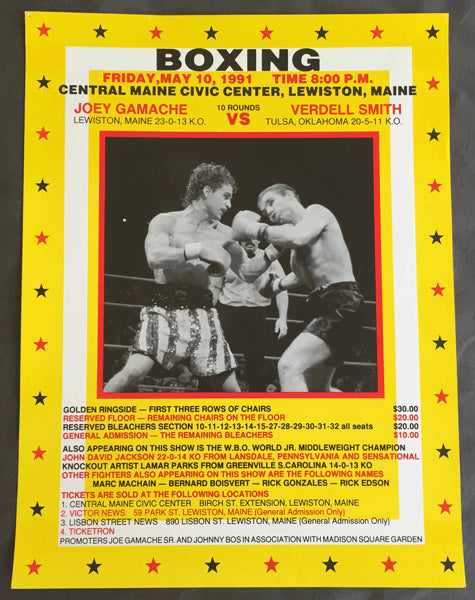 GAMACHE, JOEY-VERDELL SMITH ON SITE POSTER (1991)