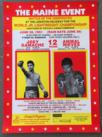 GAMACHE, JOEY-ANIBAL NIEVES ON SITE POSTER (1991)