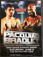 PACQUIAO, MANNY-TIMOTHY BRADLEY ADVERTISING POSTER (2012)