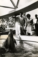 CLAY, CASSIUS & WIFE LARGE FORMAT PHOTO (1964-TIME OF LISTON I FIGHT)