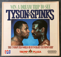 TYSON, MIKE-MICHAEL SPINKS ADVERTISING POSTER (1987)