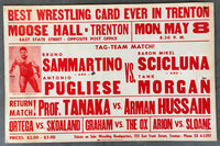 SAMMARTINO, BRUNO & ANTONIO PUGLIESE-BARON SCICLUNA & TANK MORGAN ON SITE POSTER (1967)