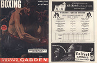 PATTERSON, FLOYD-JOE GANNON OFFICIAL PROGRAM (1954)