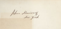 MORRISSEY, JOHN INK SIGNATURE