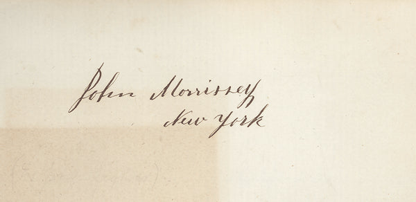 MORRISSEY, JOHN INK SIGNATURE