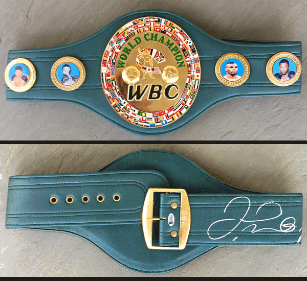 MAYWEATHER, JR., FLOYD SIGNED WBC CHAMPIONSHIP BELT (BECKETT AUTHENTICATED)