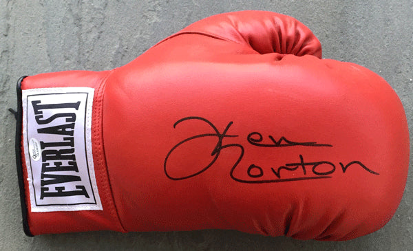 NORTON, KEN SIGNED BOXING GLOVE (ONLINE AUTHENTICS)