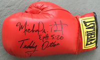 GRANT, MICHAEL & TEDDY ATLAS SIGNED BOXING GLOVE