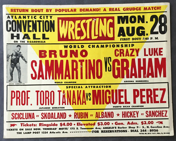 SAMMARTINO, BRUNO-CRAZY LUKE GRAHAM ON SITE POSTER (1967)