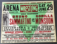 SAMMARTINO, BRUNO-GORILLA MONSOON ON SITE POSTER (1968)