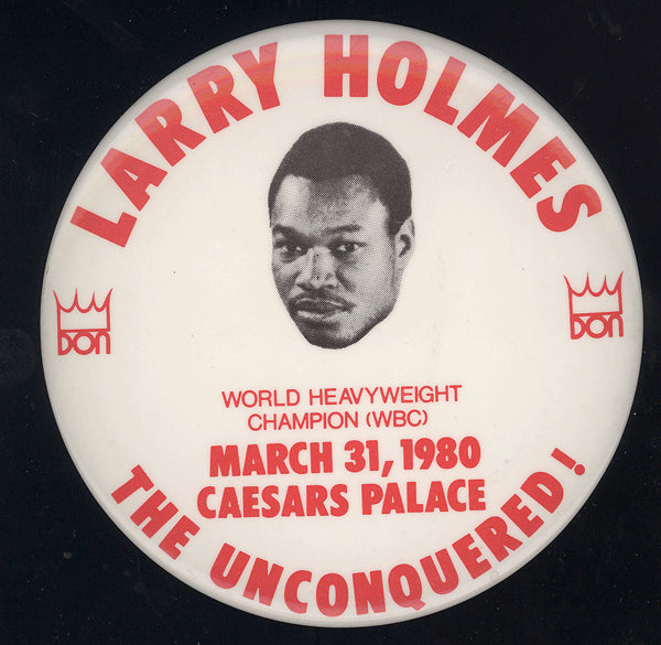 HOLMES, LARRY-LEROY JONES SOUVENIR PIN (1980)